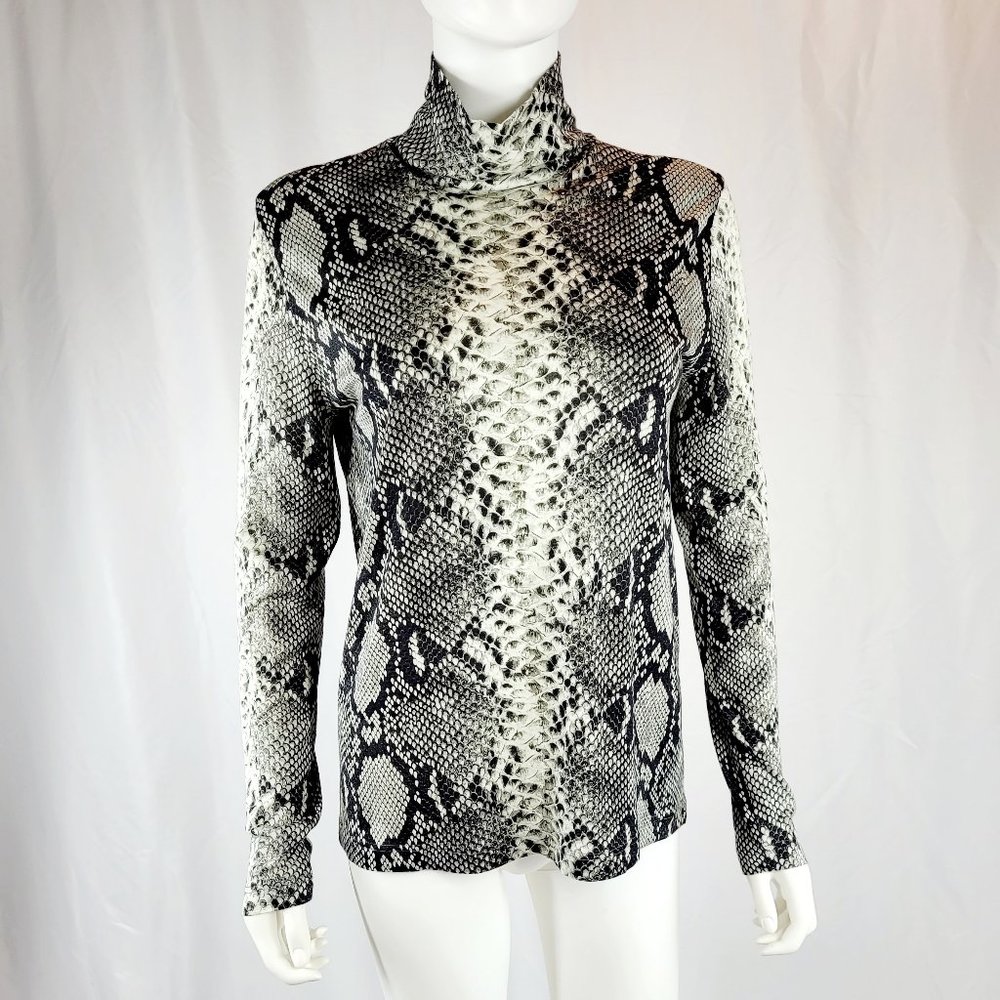 AKRIS Womens Snake Printed Pullover